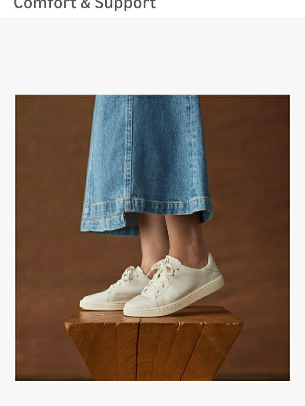 OluKai Women's Pehuea Li 'ILI Leather Sneaker - White